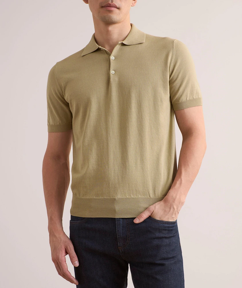 Cotton Knit  Polo