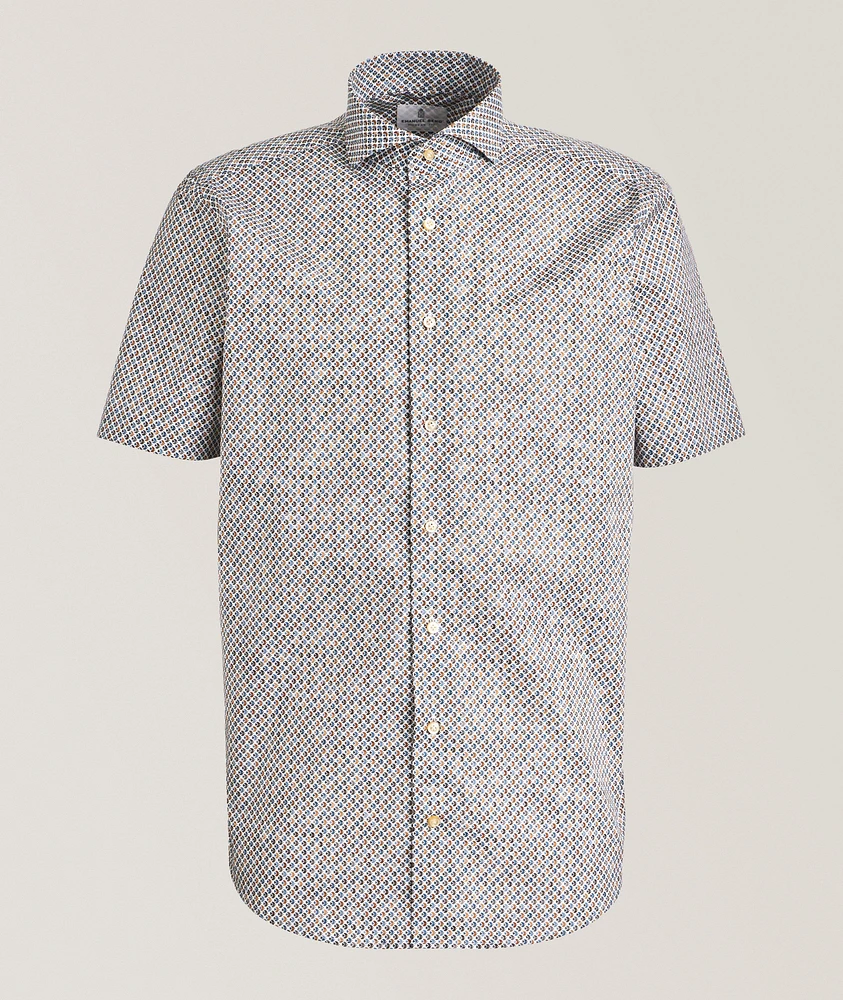 Marseille Printed Stretch-Cotton Shirt