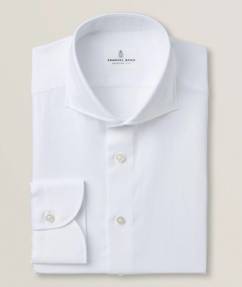 Harvard Cotton-Linen Twill Sartorial Shirt