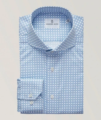 Harvard Geometric Luxury Twill Dress Shirt