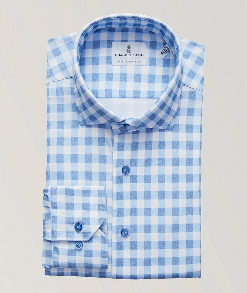Byron Gingham Check 4Flex Dress Shirt