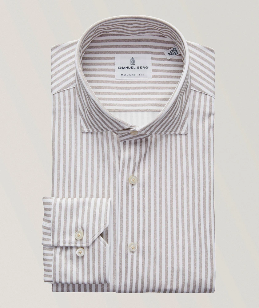 Byron Bengal Stripe 4Flex Dress Shirt