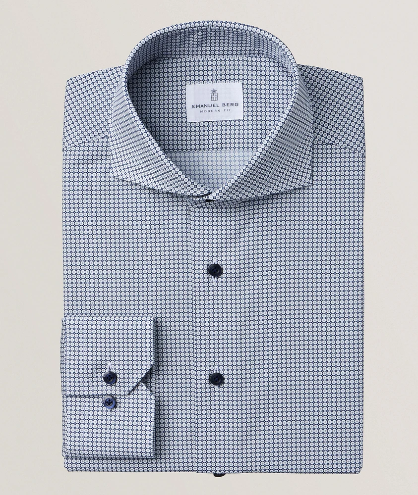 Harvard Geometric Luxury Dress Shirt