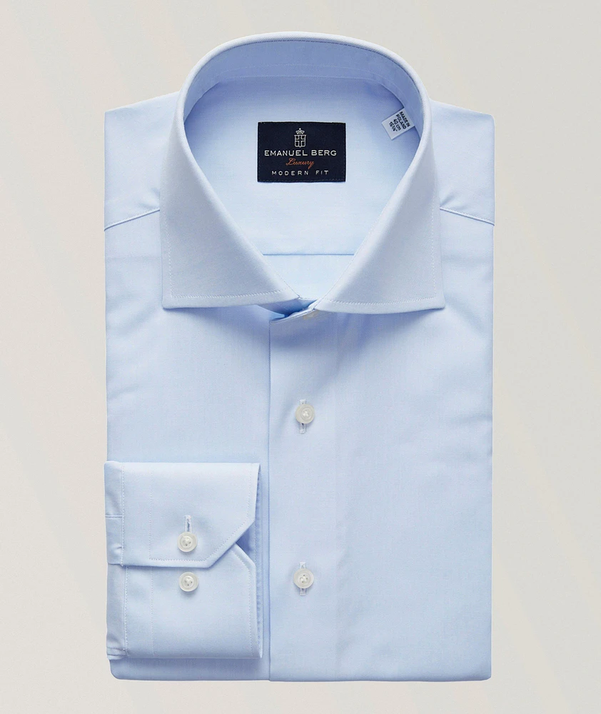 Modern-Fit Harvard Yoga Twill Dress Shirt