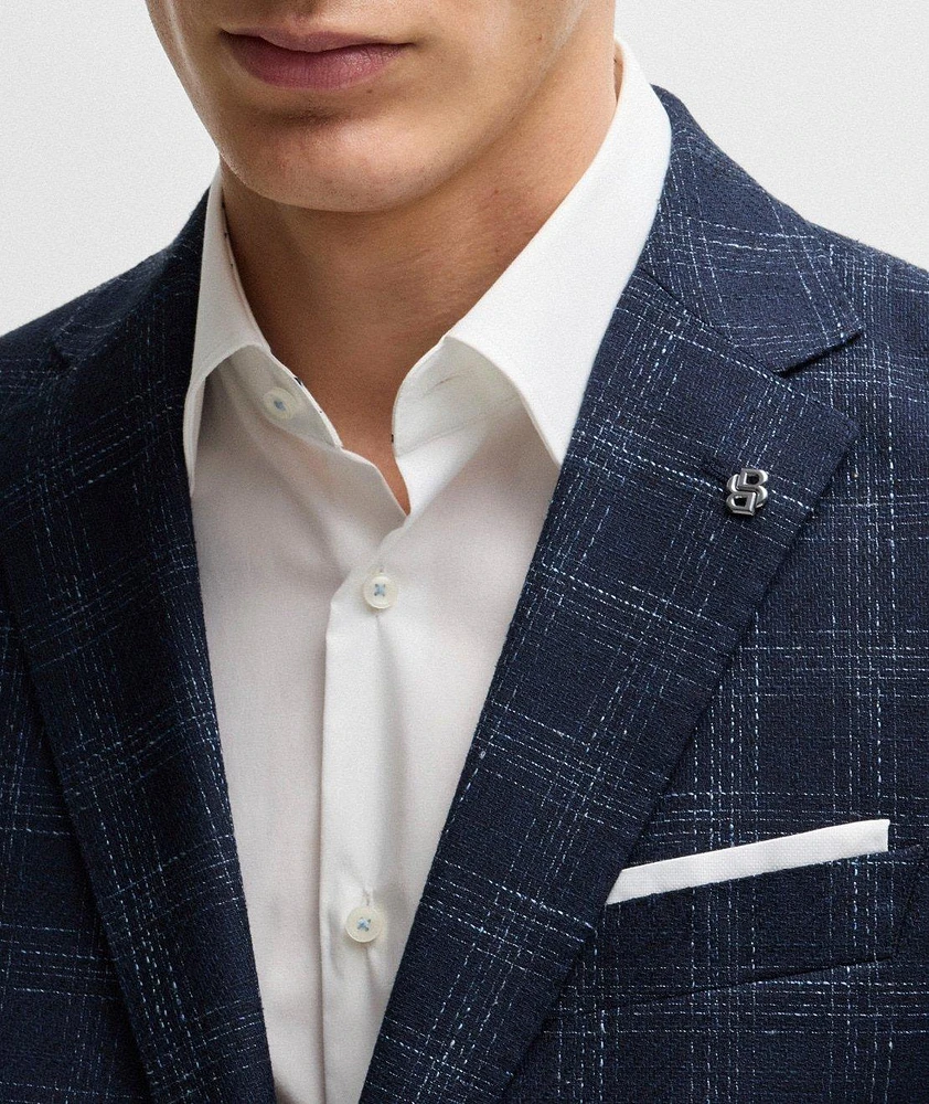 Hutson Check Wool-Blend Sport Jacket