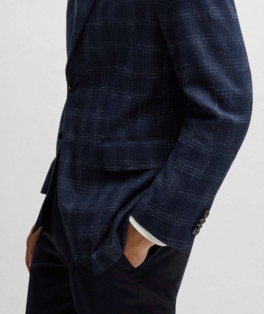 Hutson Check Wool-Blend Sport Jacket