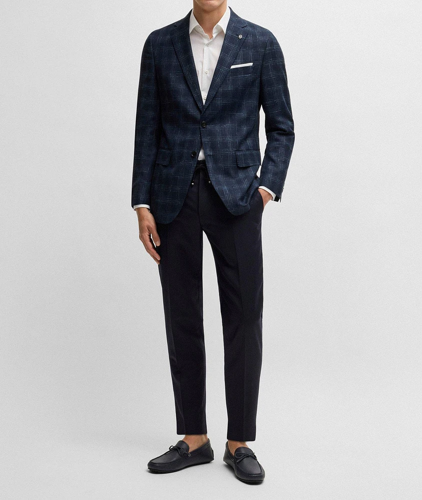 Hutson Check Wool-Blend Sport Jacket