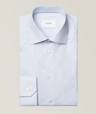 Slim-Fit Fine Stripe Twill Shirt