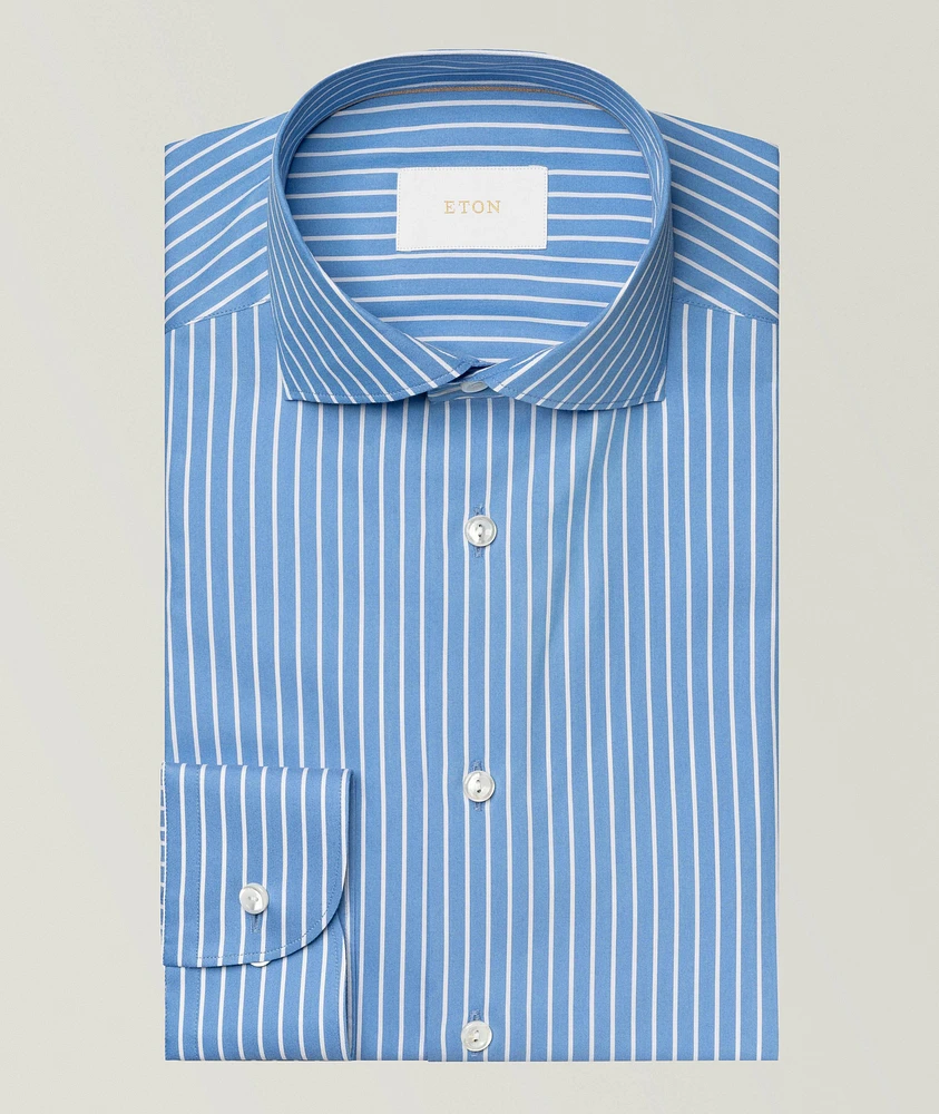 Contemporary-Fit Elevated Stripe Dress Shirt