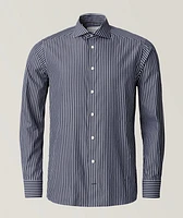 Slim-Fit Elevated Stripe Dress Shirt