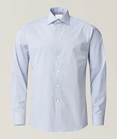 Slim-Fit Elevated Stripe Dress Shirt