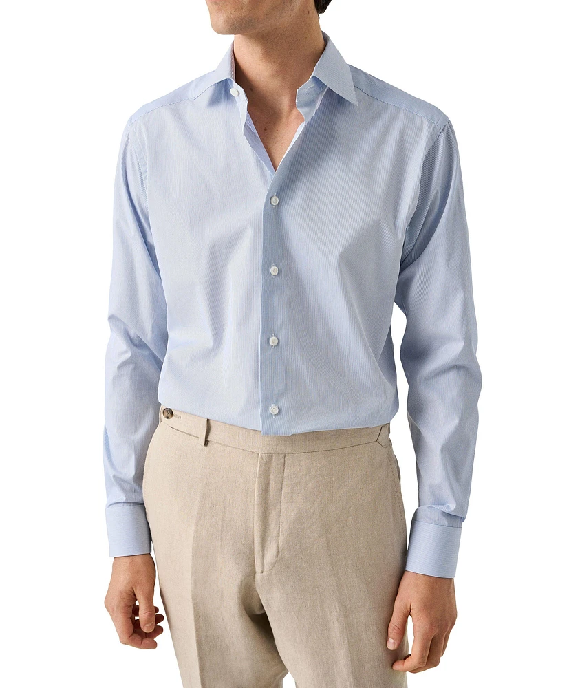 Slim-Fit Elevated Stripe Dress Shirt