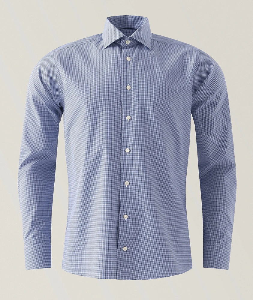 Contemporary-Fit Check Twill Dress Shirt