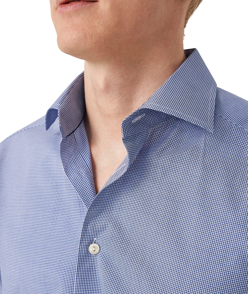 Contemporary-Fit Check Twill Dress Shirt