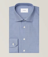 Contemporary-Fit Check Twill Dress Shirt