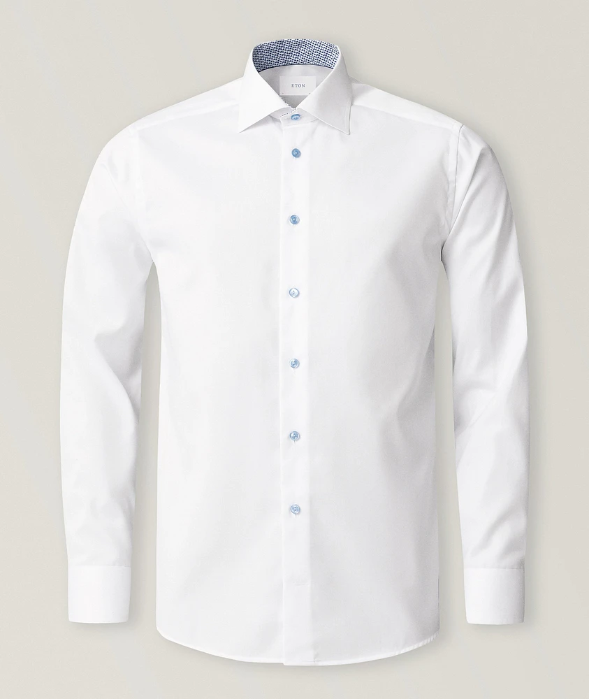 Contemporary-Fit Twill Dress Shirt
