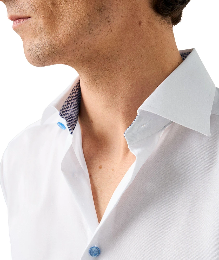 Contemporary-Fit Twill Dress Shirt