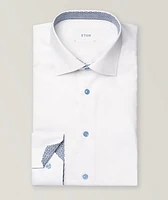 Contemporary-Fit Twill Dress Shirt
