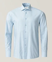Slim-Fit Semi-Solid Dress Shirt