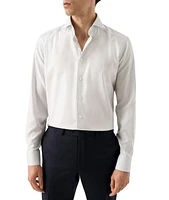 Slim-Fit Mélange Dress Shirt