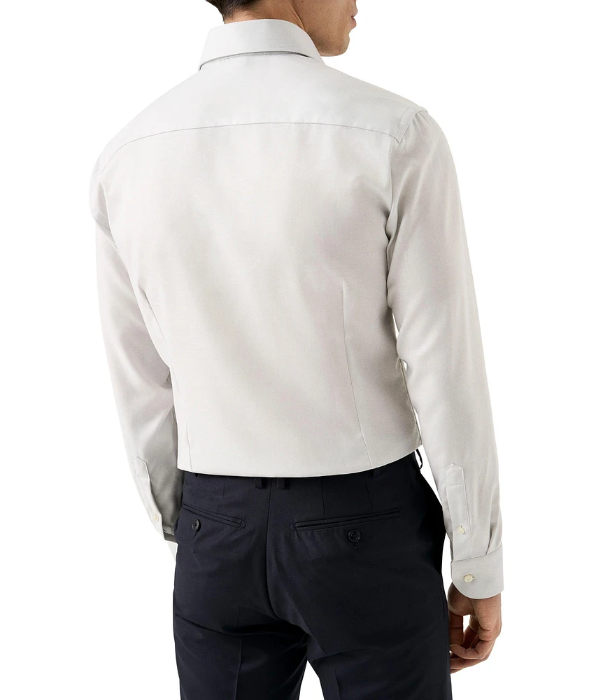 Slim-Fit Mélange Dress Shirt