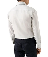 Slim-Fit Mélange Dress Shirt