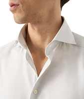 Slim-Fit Mélange Dress Shirt