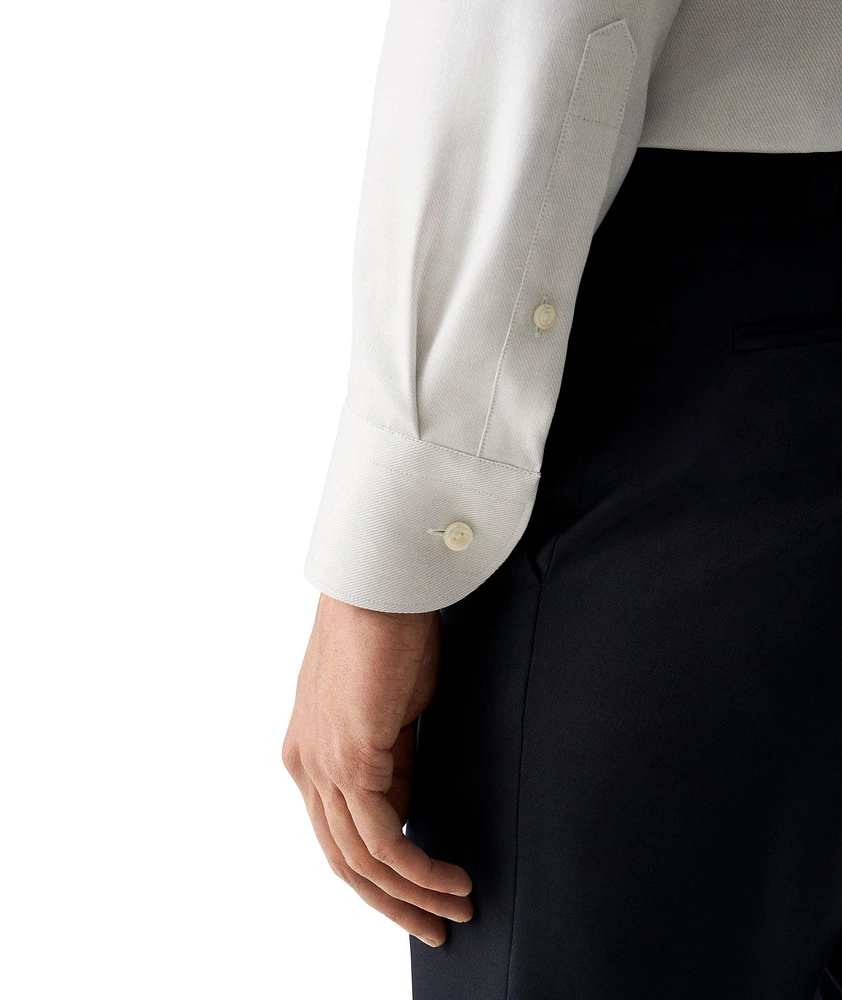 Slim-Fit Mélange Dress Shirt