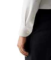 Slim-Fit Mélange Dress Shirt