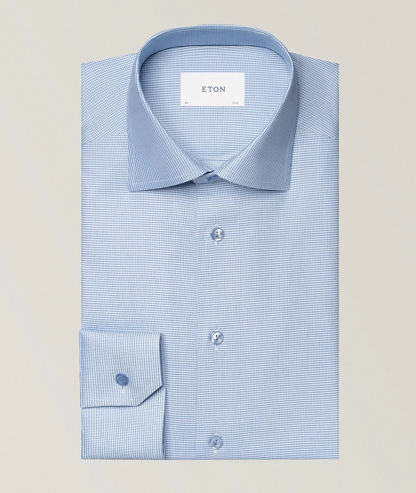 Contemporary-Fit Semi-Solid Dress Shirt