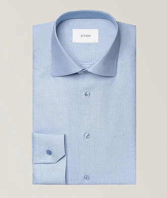 Contemporary-Fit Semi-Solid Dress Shirt