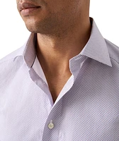 Slim-Fit Micro Dress Shirt