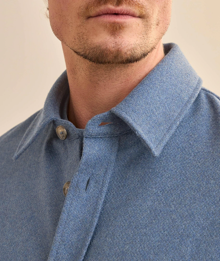 Bobby Virgin Wool-Blend Overshirt