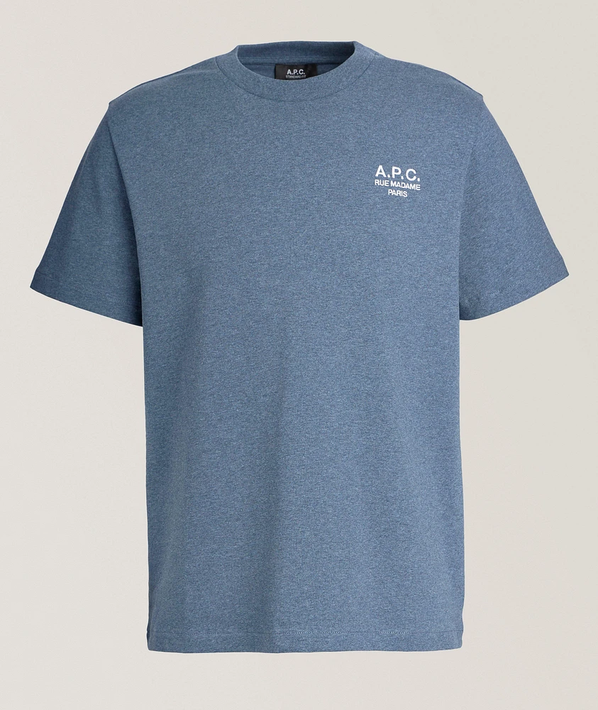 Embroidered Logo Organic Cotton T-Shirt