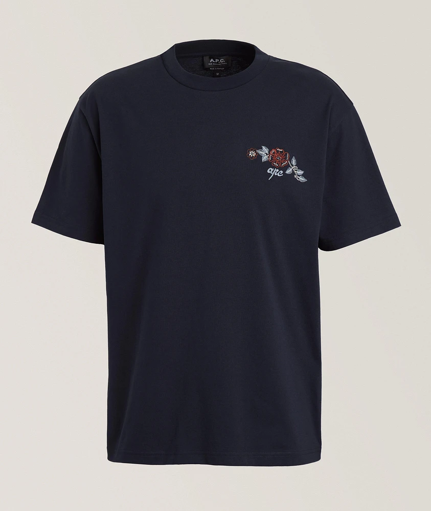 Cotton Embroidered Logo T-Shirt