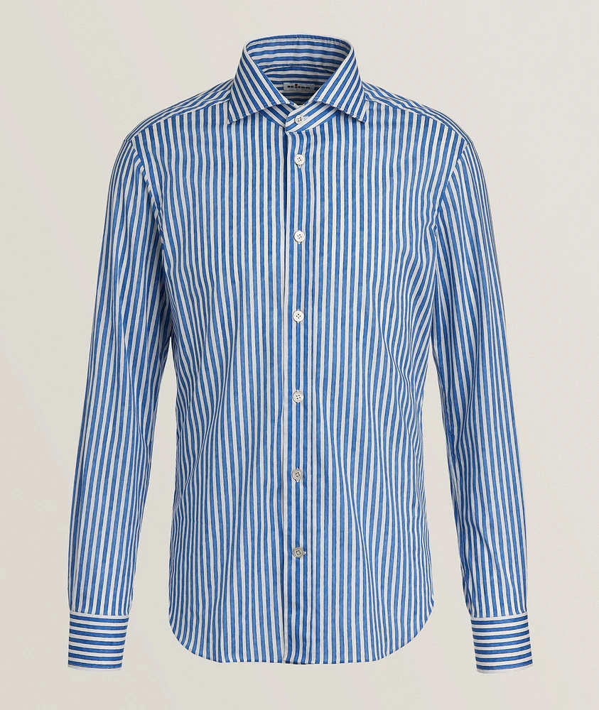 Watercolour Stripe Cotton Shirt