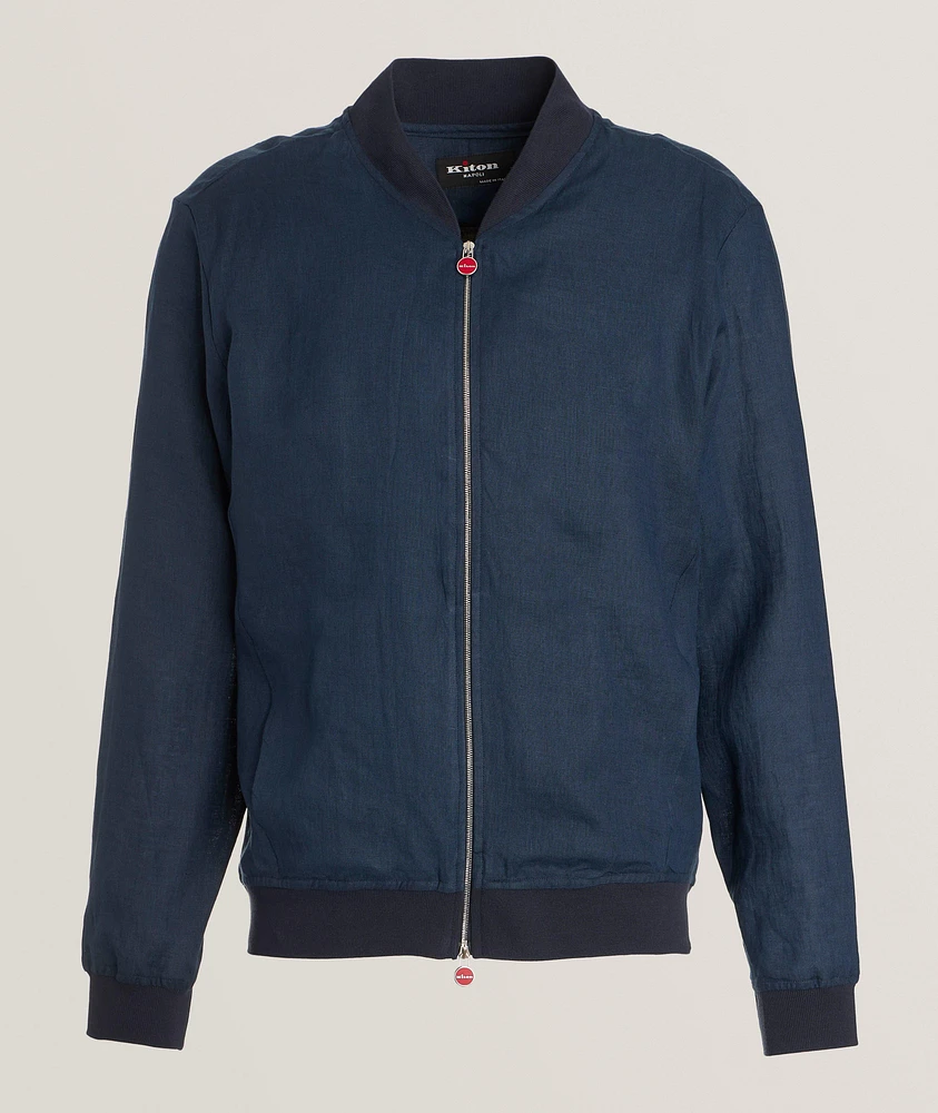 Pure Linen Bomber