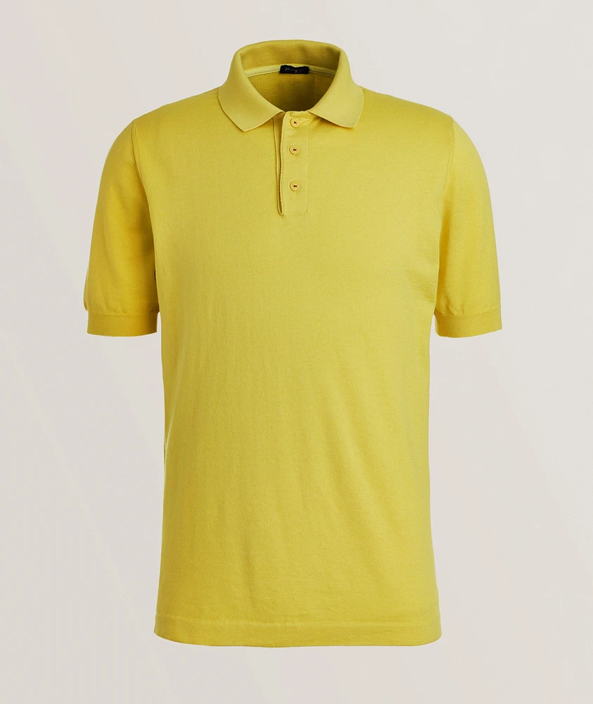 Cotton Knit Polo