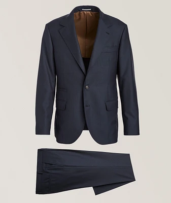 Tonal Plaid Virgin Wool Suit
