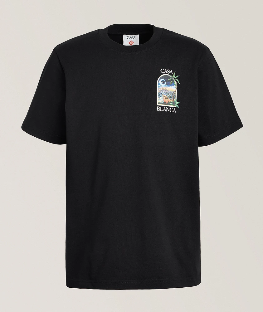 LA Nights Cotton Crewneck T-Shirt