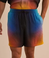 Gradient Silk Shorts