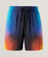 Gradient Silk Shorts
