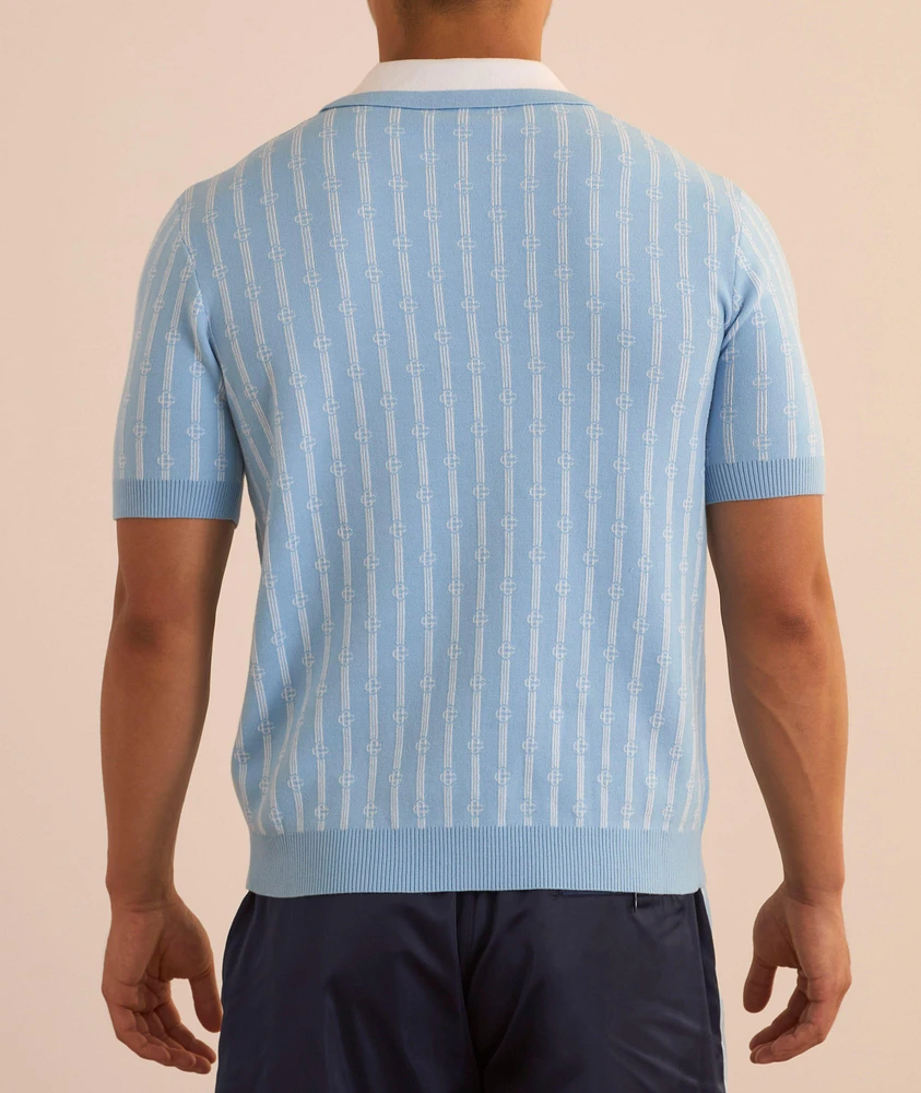 Monogram Knit Polo
