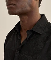 Tonal Paisley Silk-Blend Shirt