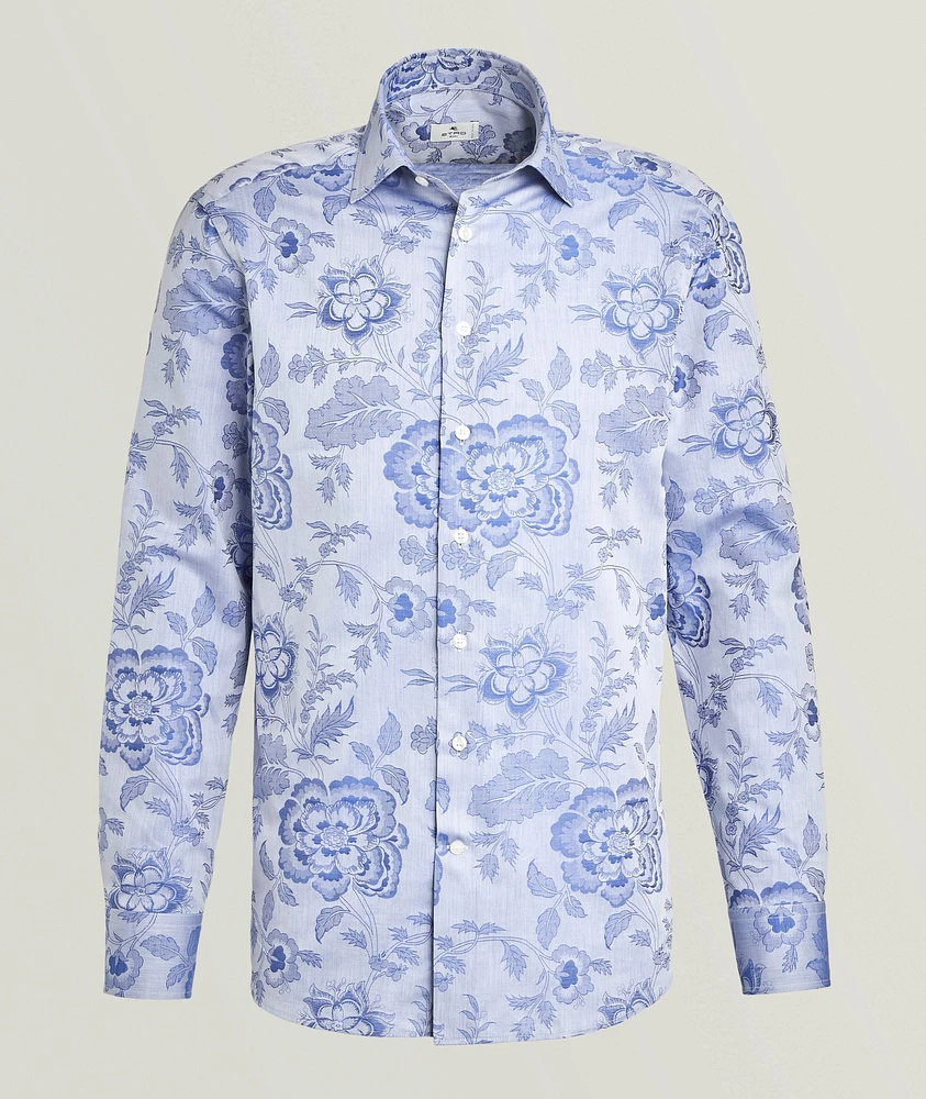 Floral Print Cotton Shirt