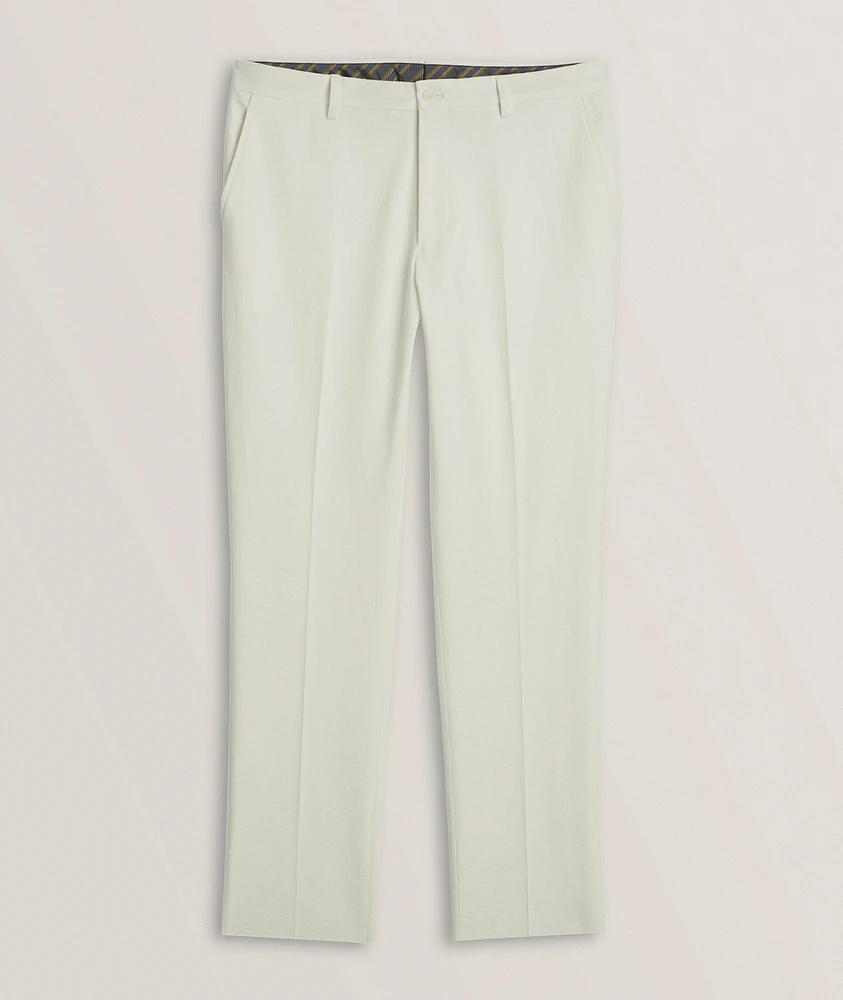 Paisley Jacquard Stretch-Cotton Pants