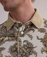 Floral Cotton Polo