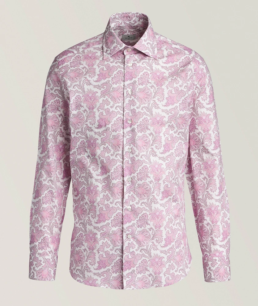 Paisley Stretch-Cotton Shirt