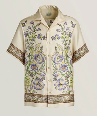 Floral Silk Camp Shirt