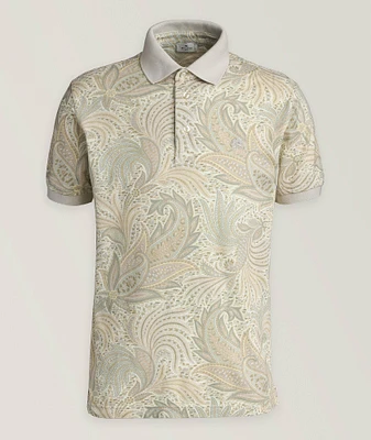 Paisley Cotton Polo
